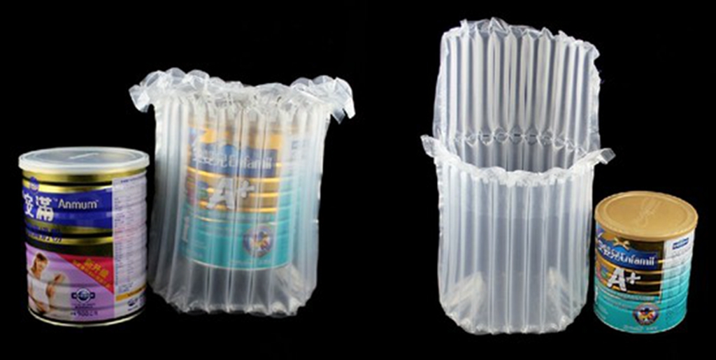 Air column cushion bag for milk powder